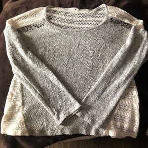 Shyanne Brand crochet back sweater